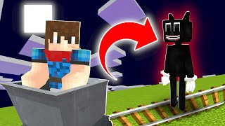 We Found CARTOON CAT In An ABANDONED THEME PARK At 3AM! (Scary Sighting) - Minecraft Mods Gameplay
