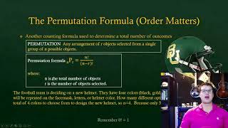 Determining Number of Possible Outcomes- Principles of Counting