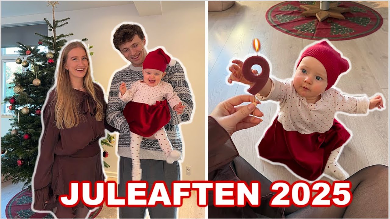 VORES FØRSTE JULEAFTEN SAMMEN SOM FAMILIE!! (Juleaften Vlog 2025)