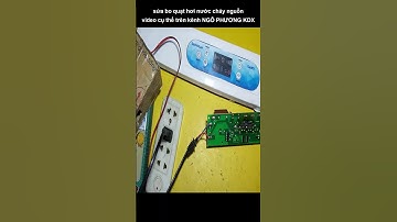 sửa lại bo quạt hơi nước bị cháy nguồn #shorts