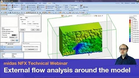 Simulate External flow around a model with NFX CFD