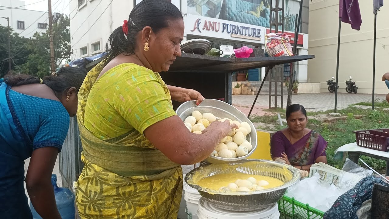 Famous Egg bonda Egg Bajji || The Best Crispy Egg Bonda || Indian Street Food ||
