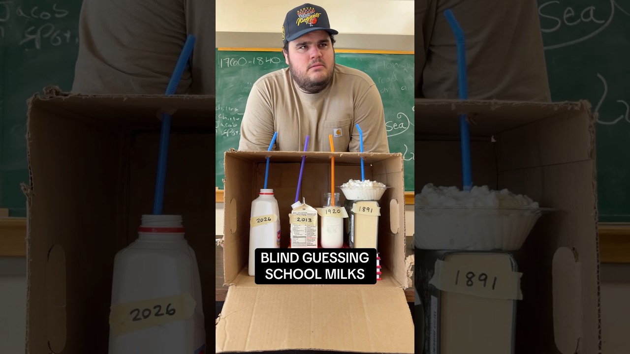 Can we guess what year the milk is from without seeing them?