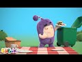 Trash Bin Bandit 😱🗑️😋 | Oddbods | Funny Cartoons for Kids | Moonbug Kids Express Yourself!