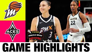 Las Vegas vs Phoenix Highlights | Women Basketball | 2024 WNBA