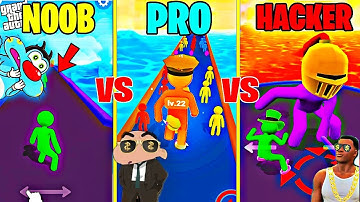 NOOB vs PRO vs HACKER In DINO EVOLUTION with OGGY SHINCHAN and CHOP #oggy #noob #chop #shinchan