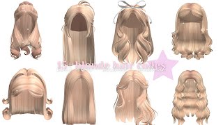 roblox aesthetic blonde hair codes 𝜗𝜚 ⊹ ‧₊˚ 🐇 | Roblox , berry avenue , bloxburg , brookhaven.