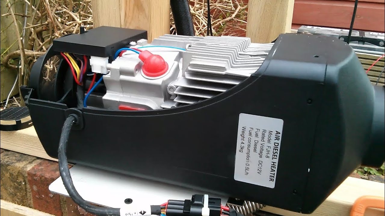 8kW 12V Diesel Air Heater - First Run 