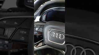 Проверка уровня масла Audi Q7 4M