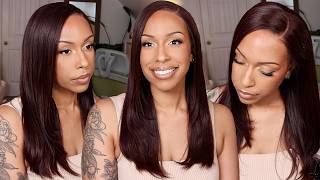 🍒 CHERRY YAKI LAYERED 360 HD HUMAN HAIR LACE WIG | PRE EVERYTHING WIG | FT. WOWAFRICAN