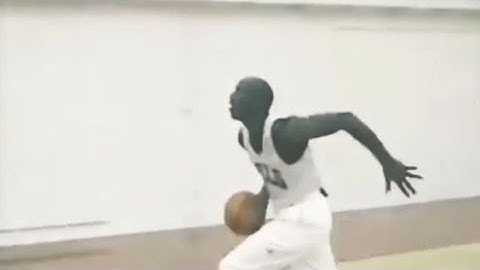 Michael Jordan at practice