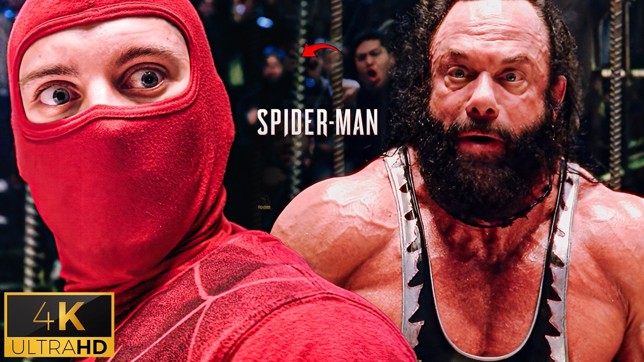 Рестлерский поединок Человека-паука против Костопилы