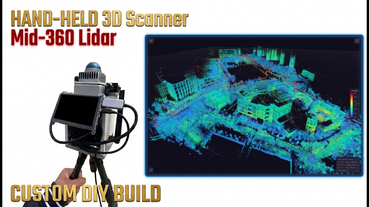 DIY Handheld 3D LiDAR Scanner & Real Time SLAM (Mid 360) - YouTube
