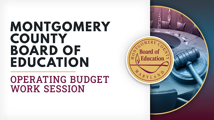 Board of Education - FY2025 Operating Budget Preliminary Work Session - 10/17/23