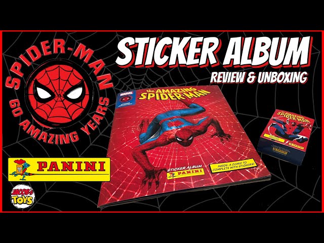 SPIDER-MAN 60th Anniversary Sticker Album & Trading Card
