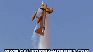 Hangar 9 46% Ultimate Biplane Ribbon Cut By Mike Conrardy Of California Hobbies In San Jose Ca.