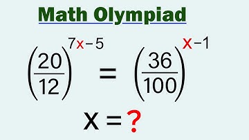 Math Olympiad | A Beautiful Exponential Problem | VIJAY Maths