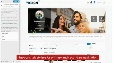 How to Set BuddyPress Nouveau Group Navigation - Reign BuddyPress Theme - WordPress Community Theme