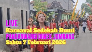  Karnaval Sedekah Bumi Pandanwangi Diwek Jombang Sabtu 7 Februari 2026