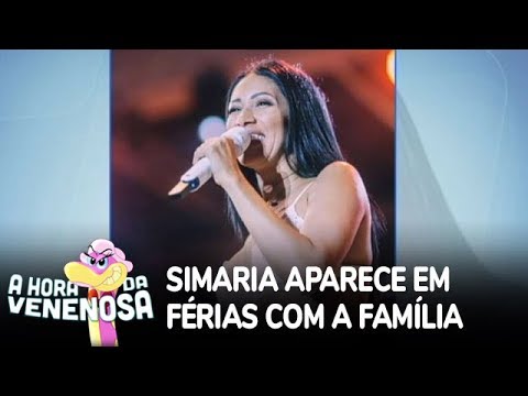 Simaria faz sua primeira aparição após afastamento