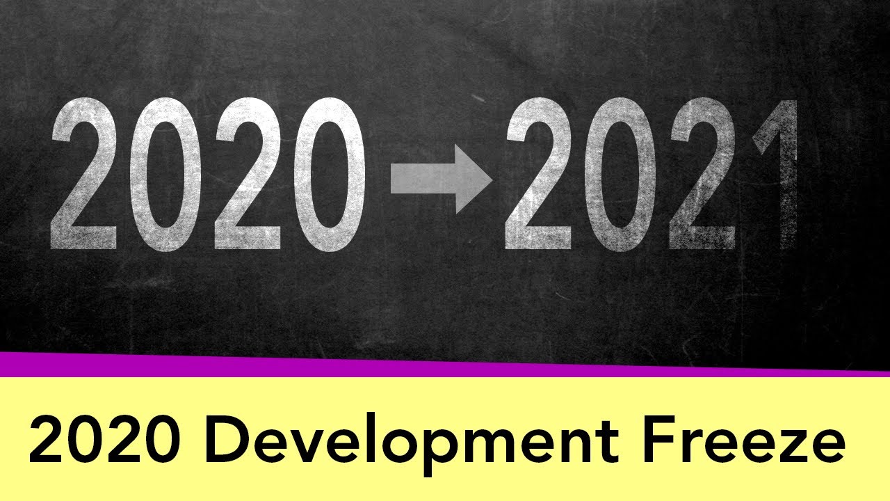 How much of F1's development is frozen between 2020 and 2021?, on YouTube