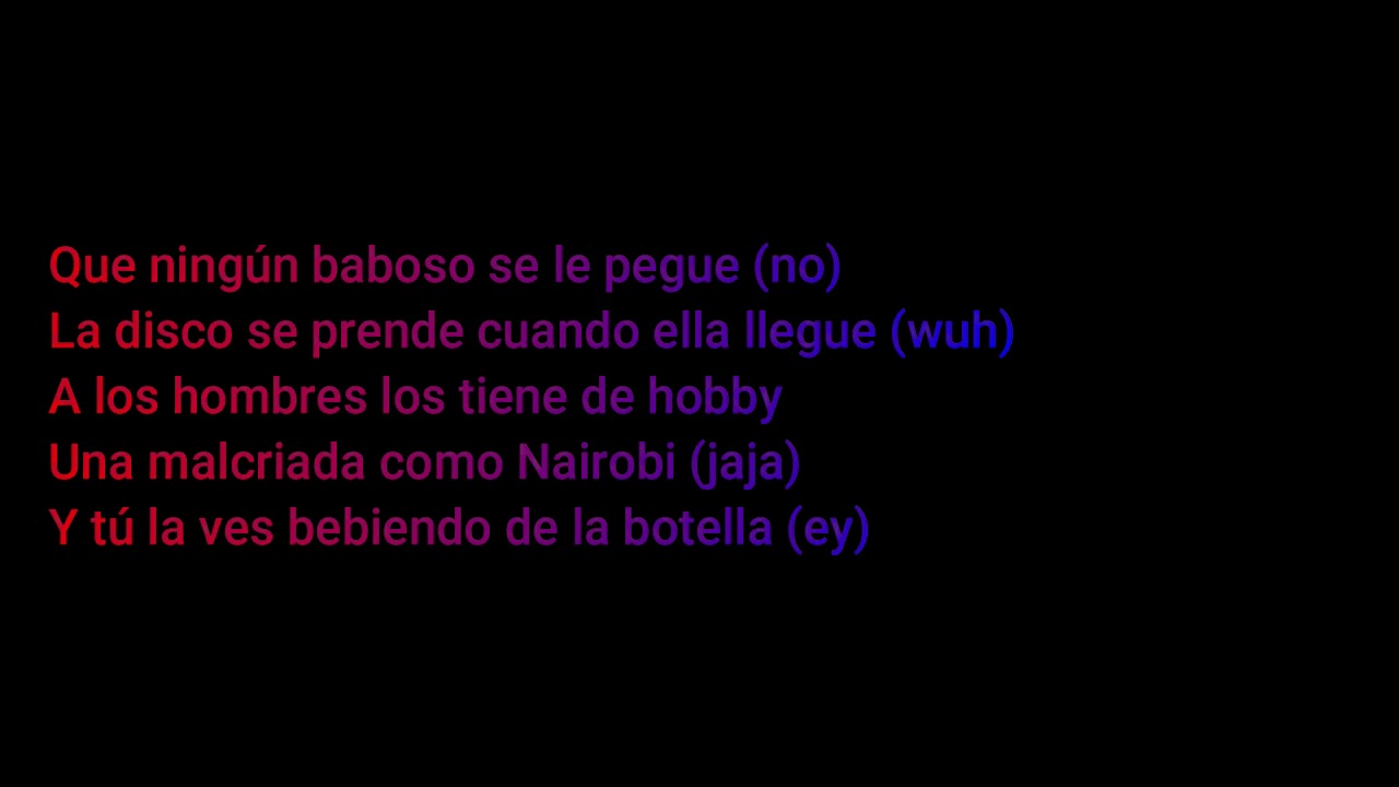 Yo Perreo Sola( LETRA) Bad Bunny YouTube