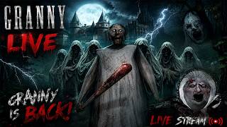 🔴 LIVE: SPIDER IS CHASING ME 😱 Granny Horror Shorts Live