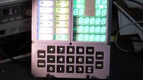 DSKY Prototype Lamptest