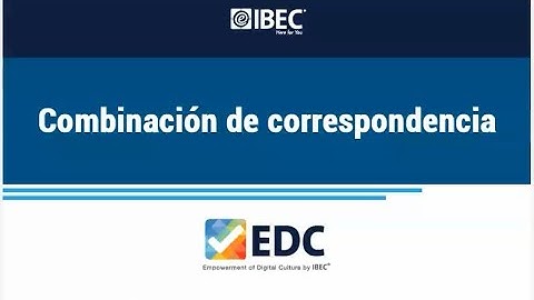 Partialtest Combinar correspondencia  - LECCIÓN 16