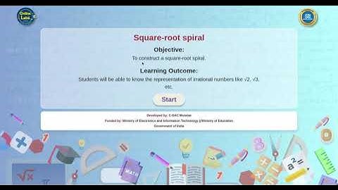 Constructing a square-root spiral