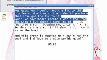 Help with Sims 3 Create-A-World tool