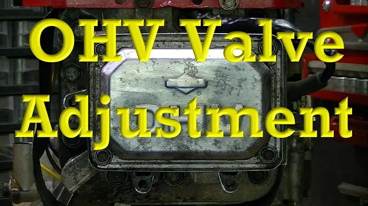 How to Adjust Valves on OHV Small Engines (Valve C...