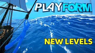 PlayForm: Human Dynamics - Update 10 - New Sandbox Levels, Waves, Ocean, and Sea