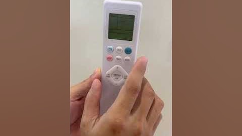 Cách bật chế độ hút ẩm ở điều hòa Casper