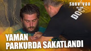 Yaman Parkurda Sakatlık Geçirdi | Survivor All Star 2024 83. Bölüm