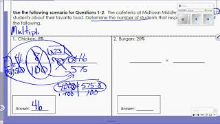 KMS 6th Grade Math - Percent Proportion