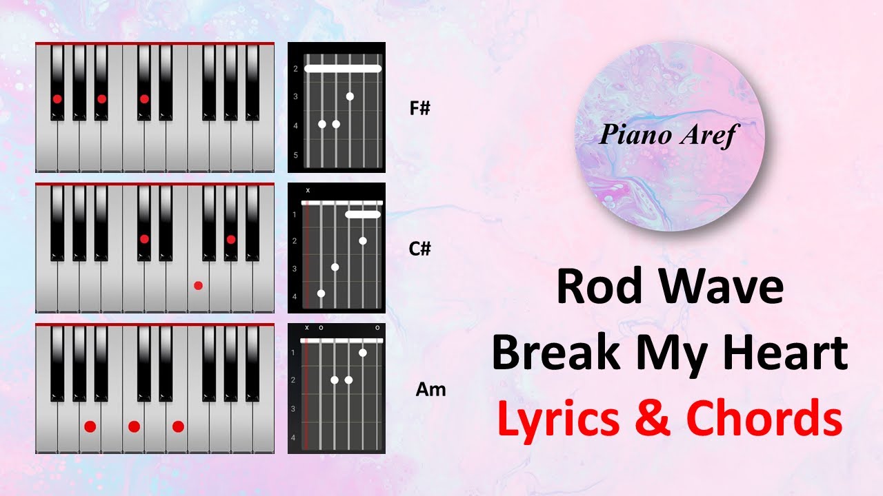 (Lyrics and Chords) Rod Wave , Break My Heart , Suitable for singing