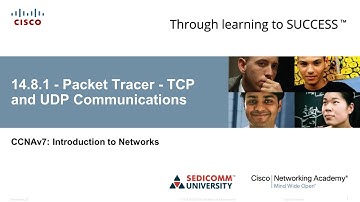 Курс Молодого Бойца Cisco Часть 1 2021 CCNA 1 ITN 14.8.1 Packet Tracer – TCP and UDP Communications