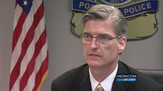 Police chief not leaving, despite threats by protesters