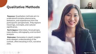 Quick Overview of Qualitative Methods