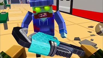 Pixel Combat Zombie Strike - Hexagor Weapon Skin Full Unlocked - Android iOS Gameplay Part 109