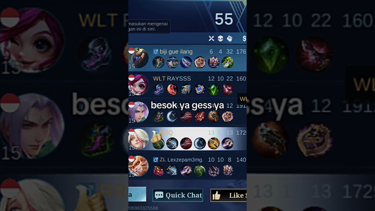 info Mabar #esports #mobilelegends  #shortvideo #trendingshorts #gameplay