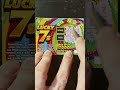NY SCRATCHER. $1 lucky 7. #lottery #scratch #prize #slot #winner #casino #jackpot #games #nylottery
