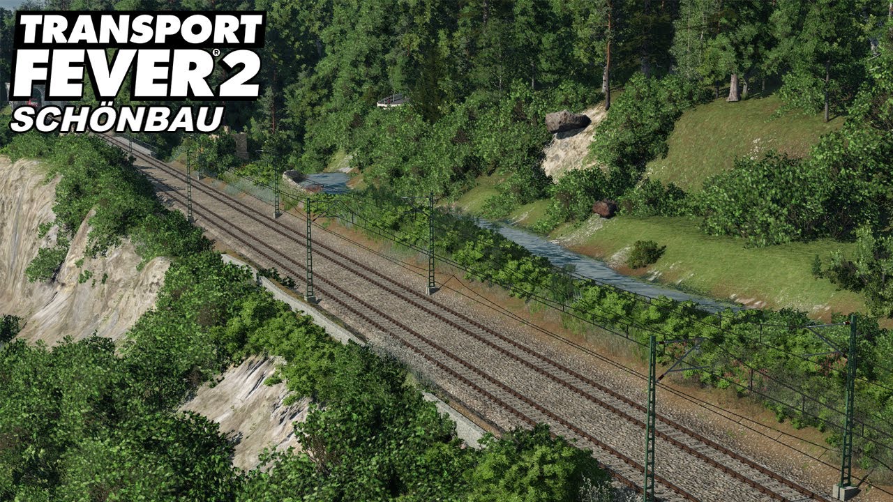 Transport Fever 2 Schönbau - S6, E50 (Hübsche Details, wenig Malerei., aber Geschimpfe zu Beginn)