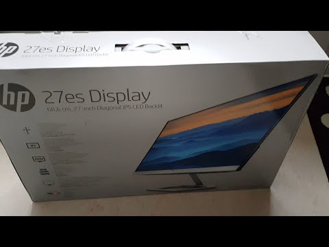 HP 27es Display unboxing and first look