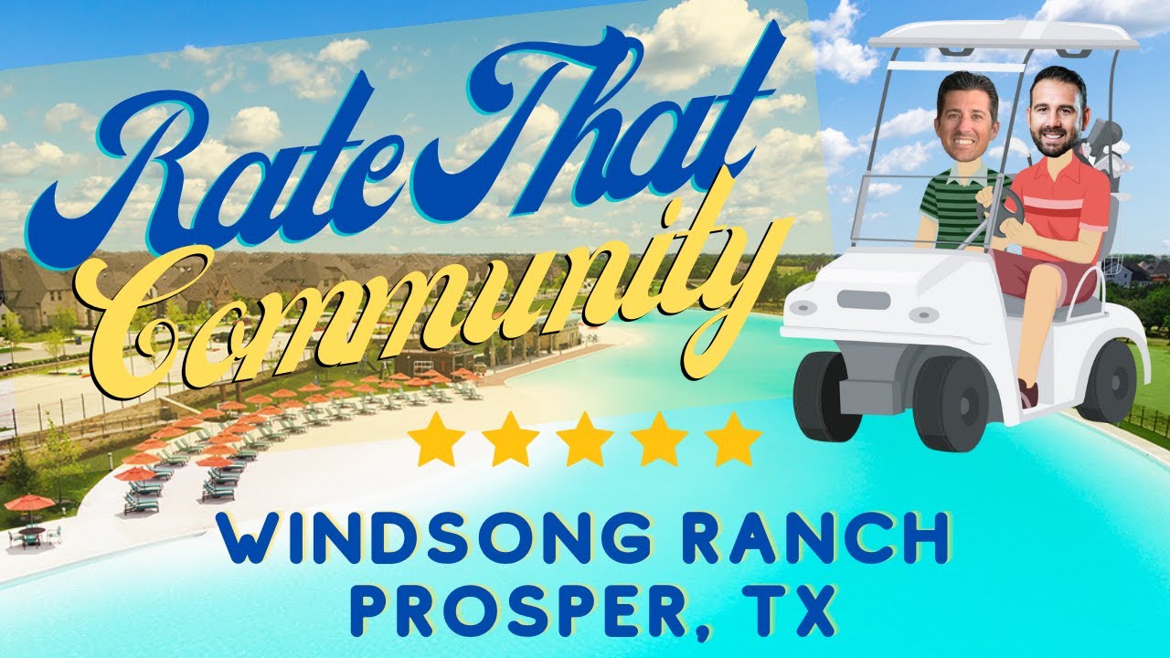BEST GOLF CART COMMUNITIES NORTH DALLAS TEXAS WINDSONG RANCH PROSPER