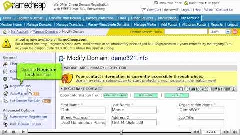 Transferring domain names away from NameCheap.com by VodaHost web hosting