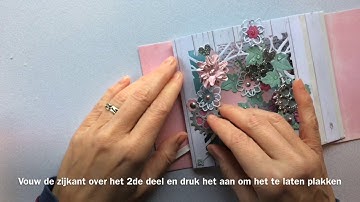De Diorama Card in elkaar zetten