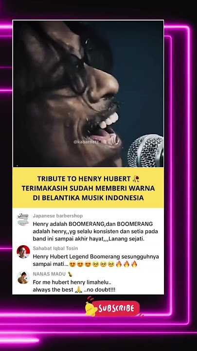 RIP HENRY HUBERT #boomerang ##kembali #henryhubert #bassist #musiceverywhere #viralvideo #shortvideo