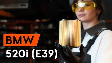 How to change oil filter and engine oil on BMW 520i (E39) [TUTORIAL AUTODOC]
